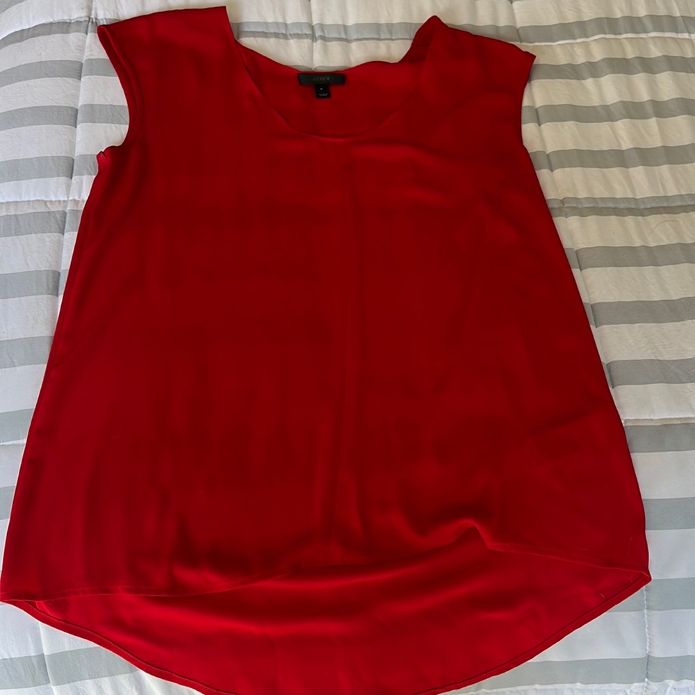 J. Crew red blouse